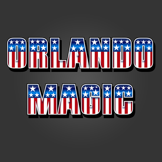 Orlando Magic American Captain Logo iron on paper